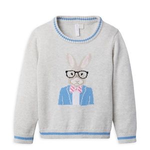 Janie and Jack Boy's Bunny Sweater